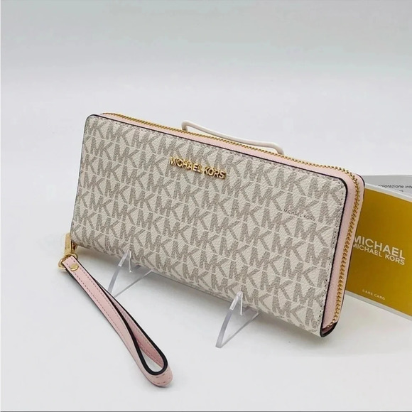 Michael Kors Large Continental Wallet Wristlet - Picture 1 of 7